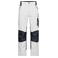Pantalón de trabajo hombre JN832. Color white/carbon.