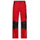 Pantalón de trabajo hombre JN832. Color red/black.