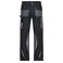 Pantalón de trabajo hombre JN832. Color black/carbon.