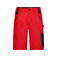 Pantalón corto de trabajo hombre JN835. Color red/black.