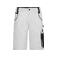 Pantalón corto de trabajo hombre JN835. Color white/carbon.