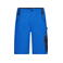 Pantalón corto de trabajo hombre JN835. Color royal/navy.