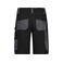 Pantalón corto de trabajo hombre JN835. Color black/carbon.