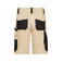 Pantalón corto de trabajo hombre JN835. Color stone/black.