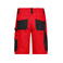 Pantalón corto de trabajo hombre JN835. Color red/black.