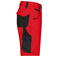 Pantalón corto de trabajo hombre JN835. Color red/black.