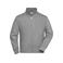 Sudadera de trabajo con cremallera hombre JN836. Color grey/heather.