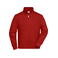 Sudadera de trabajo con cremallera hombre JN836. Color wine.