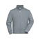 Sudadera de trabajo con cremallera hombre JN836. Color dark/grey.