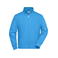 Sudadera de trabajo con cremallera hombre JN836. Color aqua.