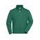 Sudadera de trabajo con cremallera hombre JN836. Color dark/green.