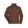 Sudadera de trabajo con cremallera hombre JN836. Color brown.