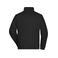 Sudadera de trabajo con cremallera hombre JN836. Color black.