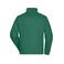 Sudadera de trabajo con cremallera hombre JN836. Color dark/green.