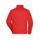 Sudadera de trabajo con cremallera hombre JN836. Color red.