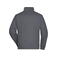 Sudadera de trabajo con cremallera hombre JN836. Color carbon.