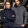 Sudadera con capucha y media cremallera orgánica unisex JN839. .