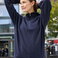 Sudadera con capucha y media cremallera orgánica unisex JN839. .