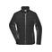 Chaqueta polar de trabajo mujer JN841. Color black/carbon.