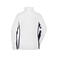 Chaqueta polar de trabajo mujer JN841. Color white/carbon.
