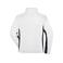 Chaqueta polar de trabajo hombre JN842. Color white/carbon.
