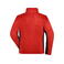 Chaqueta polar de trabajo hombre JN842. Color red/black.