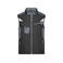 Chaleco softshell de trabajo multibolsillos hombre JN845. Color black/carbon.