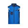 Chaleco softshell de trabajo multibolsillos hombre JN845. Color royal/navy.