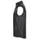Chaleco softshell de trabajo multibolsillos hombre JN845. Color black/black.