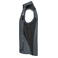 Chaleco softshell de trabajo multibolsillos hombre JN845. Color carbon/black.