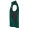 Chaleco softshell de trabajo multibolsillos hombre JN845. Color dark/green/black.