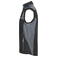 Chaleco softshell de trabajo multibolsillos hombre JN845. Color black/carbon.