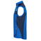 Chaleco softshell de trabajo multibolsillos hombre JN845. Color royal/navy.