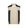 Chaleco softshell de trabajo multibolsillos hombre JN845. Color stone/black.