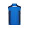 Chaleco softshell de trabajo multibolsillos hombre JN845. Color royal/navy.