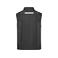 Chaleco softshell de trabajo multibolsillos hombre JN845. Color black/black.