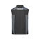 Chaleco softshell de trabajo multibolsillos hombre JN845. Color black/carbon.