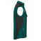 Chaleco softshell de trabajo multibolsillos hombre JN845. Color dark/green/black.
