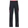 Pantalón de trabajo hombre JN847. Color carbon/red.