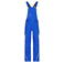 Pantalón peto de trabajo multibolsillos hombre JN848. Color royal/white.