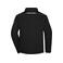 Chaqueta de trabajo softshell unisex JN853. Color black/lime/green.