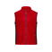 Chaleco de trabajo polar hombre JN856. Color red/black.