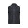 Chaleco de trabajo polar hombre JN856. Color carbon/black.