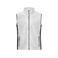 Chaleco de trabajo polar hombre JN856. Color white/carbon.