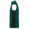 Chaleco de trabajo polar hombre JN856. Color dark/green/black.