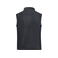 Chaleco de trabajo polar hombre JN856. Color carbon/black.