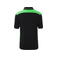 Polo de trabajo hombre JN858. Color black/lime/green.