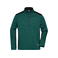 Sudadera de trabajo media cremallera hombre JN864. Color dark/green/melange/black.