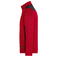 Sudadera de trabajo media cremallera hombre JN864. Color red/melange/black.