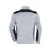 Sudadera de trabajo media cremallera hombre JN864. Color white/melange/carbon.